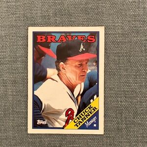 1988 Topps Atlanta Braves Baseball Card Trading Card